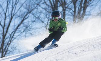 skiing