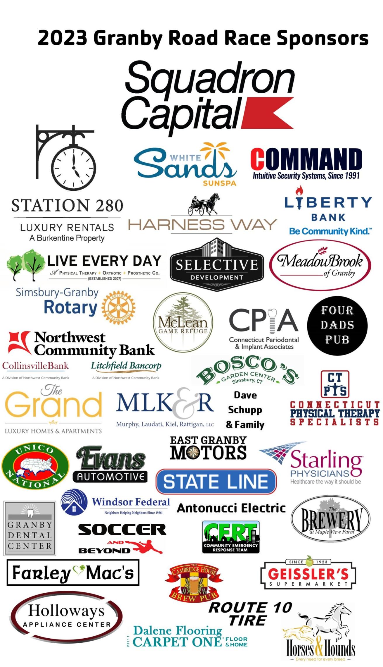 Granby Road Race Sponsors YMCA Hartford